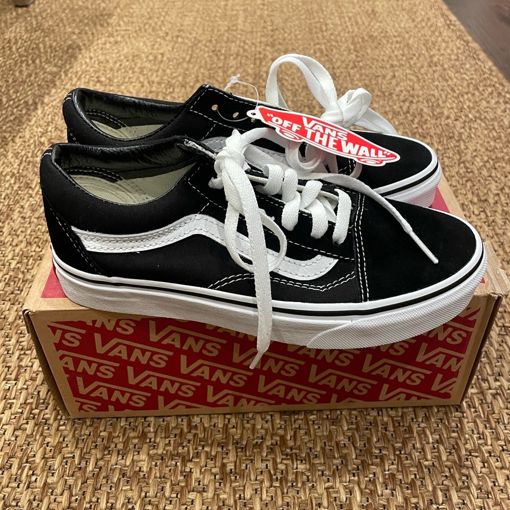 Vans Old Skool Black and White Sneakers